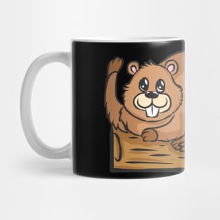 Beaver forest rodents for children animal welfare animal hunters Mug